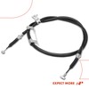 A-Premium Rear Passenger Side Parking Brake Cable Assembly Compatible with