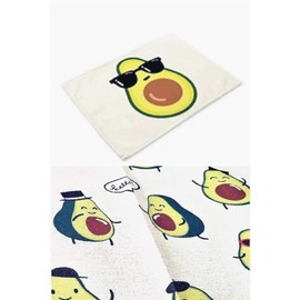 Juego de 4, 2 o individuales de aguacate (amarillo-verde, 2)