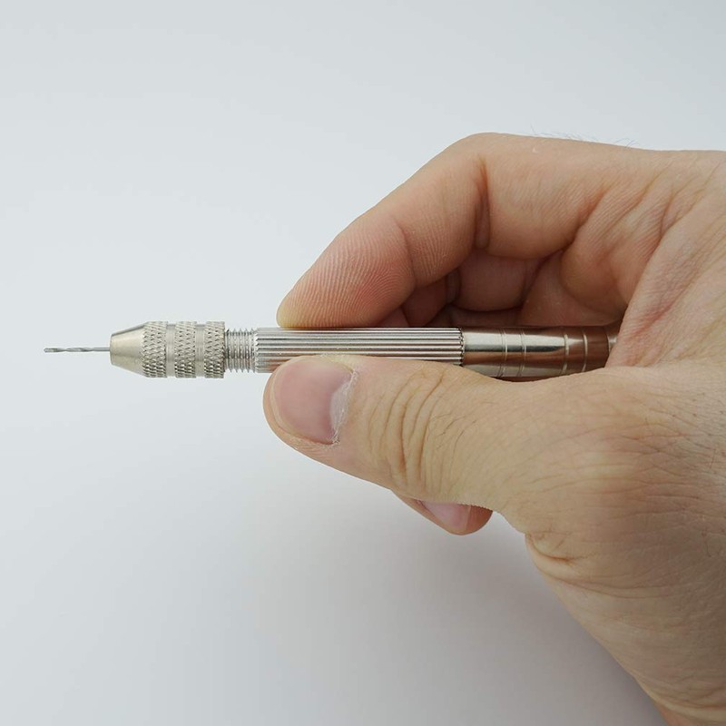 Pin Vice, Hand Drill, Craft Tool, Retractable, Replaceable Drill, Set