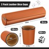 Liliful 2 Set Leather Dice Cups Include 10 Leather Game