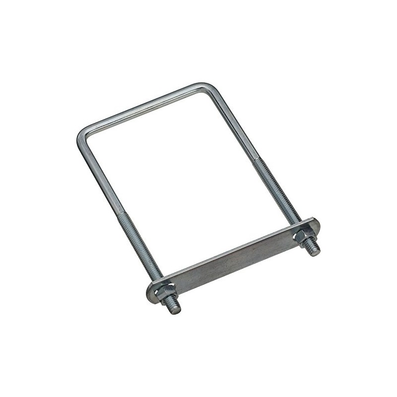 National Hardware N222-406 2192 Square U Bolts (Zinc plated), #677-3/8"x4"x7"