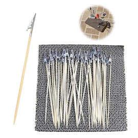 TVETE Model Hobby Painting Tool, Paint Base Plastic Model (30 Paint Sticks + 1 Paint Base), Clip Included, Plastic Model, Paint Set, Hand Handle Rod, Cardboard Base, Painting Clip, Paint Stick Fixing