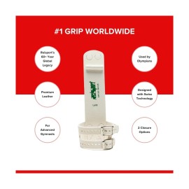 Reisport Uneven Bar Gymnastics Grips for Women - Premium Leather Hand Grips f...