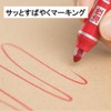 Pentel Pen NXS15BP3AMZ Handy Retractable Permanent Pen, Fine Point, Red,
