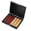 sakusofon・kurarinetto・sakkusu Lead Reed Case PU Leather Wooden Set of 6