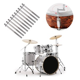 Etfbuy Jazz Drum Snare drum Screw Drum Lug Mounting Screws Drum Tuning Key Tool Drum Key Tuner for Bass Drum Pack of 13