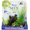 Gex GEX Healing Water Scene Mix Plants Rock Brown