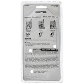 Pretul JGO-PM-3P, Juego de 3 mini pinzas