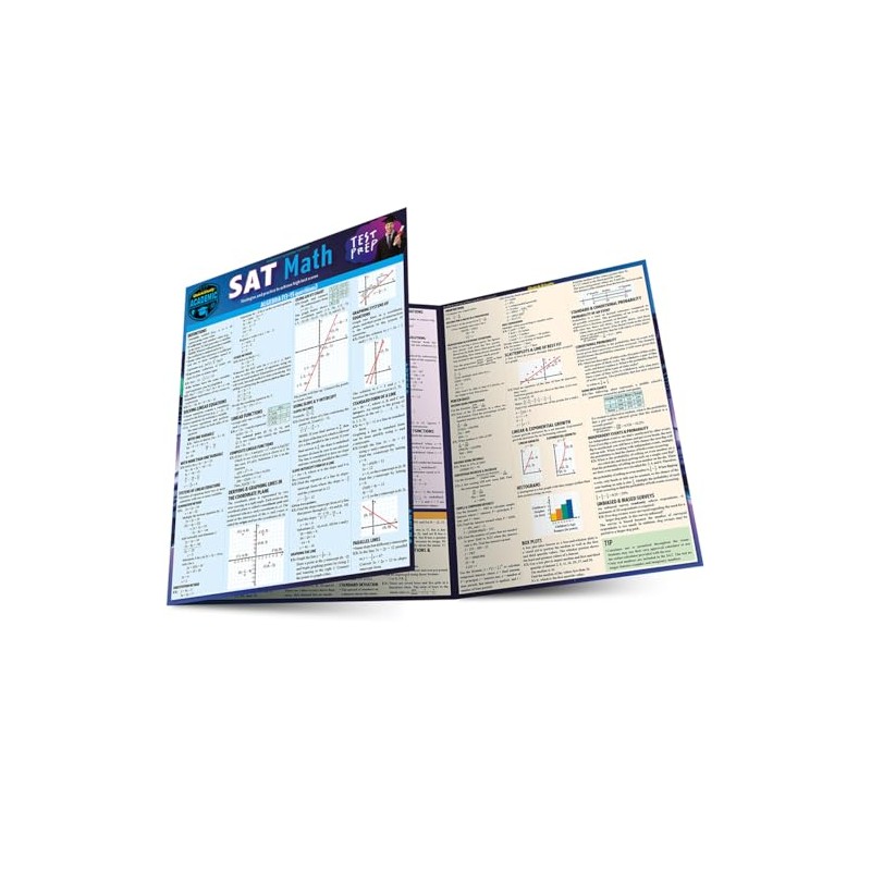 SAT Math Test Prep: a QuickStudy Laminated Reference Guide (QuickStudy