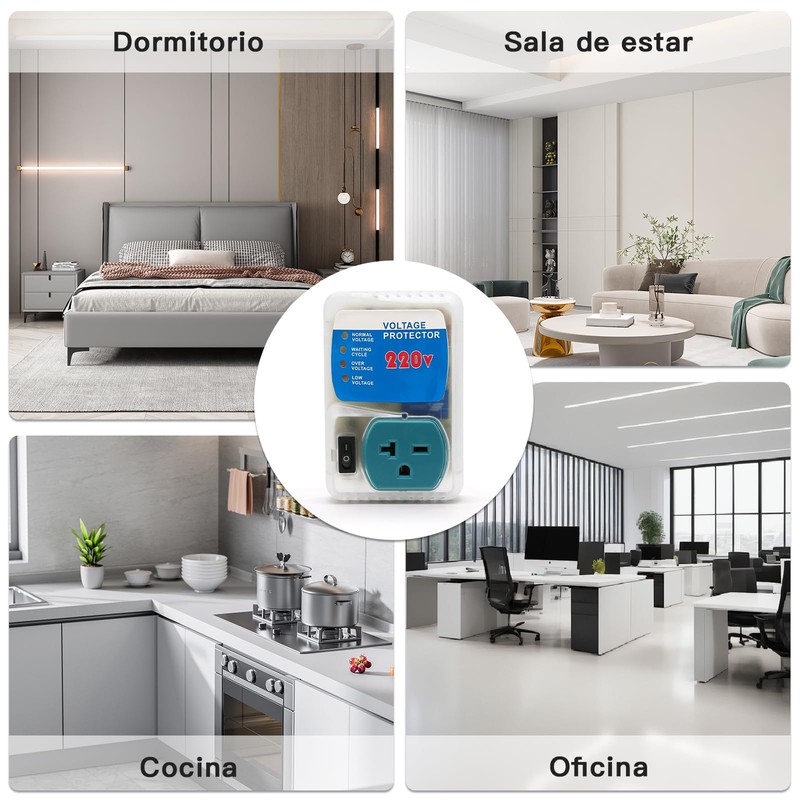 BSEED Enchufe de Aparato Electrodoméstico Protectores Contra Sobretensiones Tensión Salida