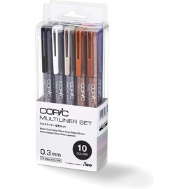 COPIC Too Multi Liner All Colors Set (0.3)