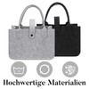 taonganui Pack of 2 Felt Shopping Bag, 30 x 20