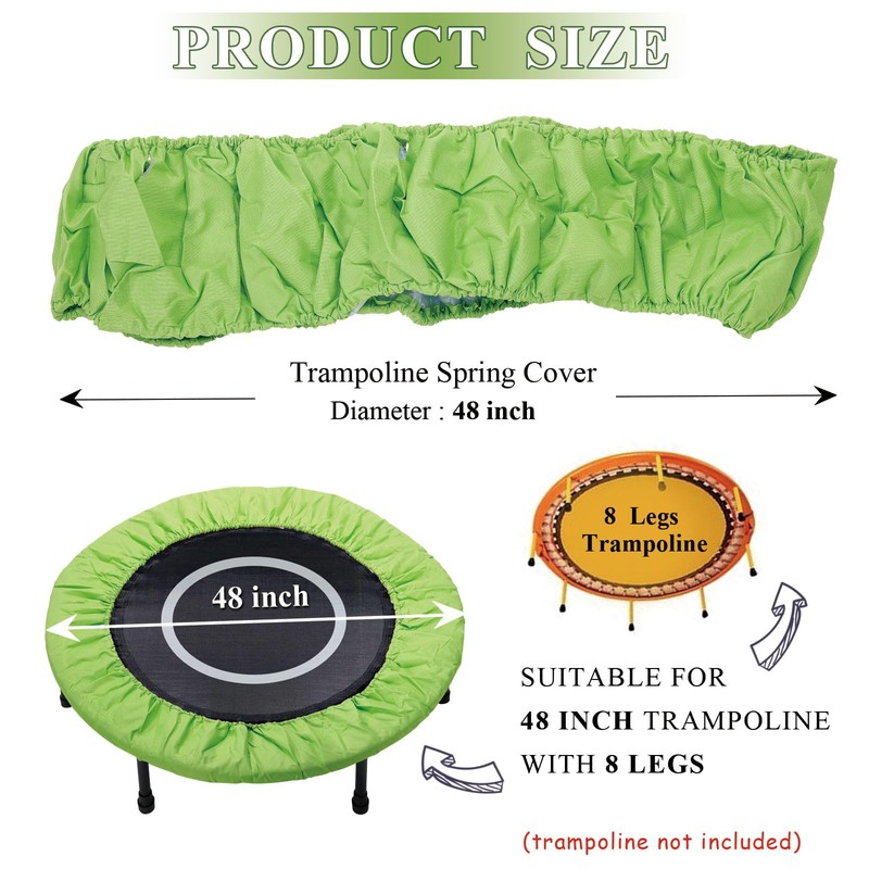 Mini Trampoline Spring Cover,36 38 40 48 60 Inch Round