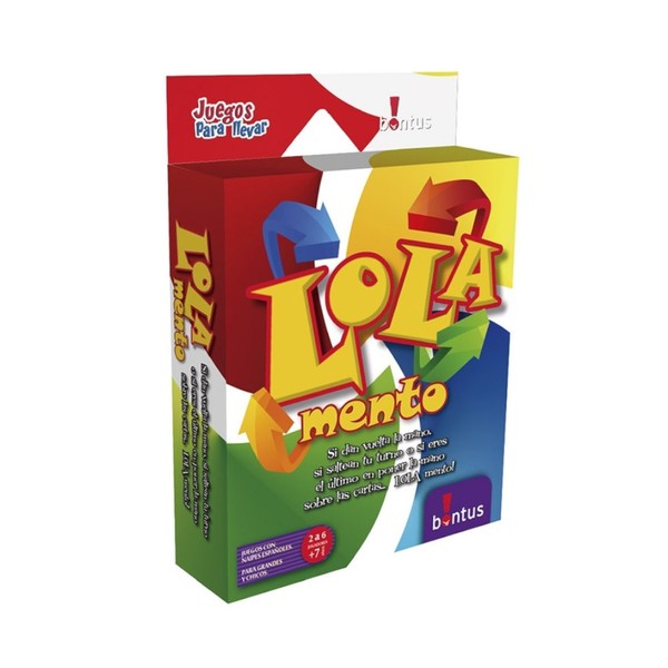 Bontus Lola Mento Card Game - Fun for Friends and Family Playful Entertainment Juego de Cartas Lola Mento, Ages 5+