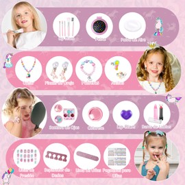 AivaToba Maquillaje para Niñas, Kit de Maquillaje Real para Niñas, Juguete de Maquillaje Lavable, Juguete para Niñas, No Tóxico, Regalos de Cumpleaños de Navidad para Niñas de 7 8 9 10 11 12 Años