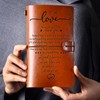 NNYTTK Romantic to My Love Leather Journal Notebook for Men