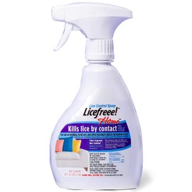 Licefreee Home Lice Control Spray - Non-Staining Lice Treatment Spray for Furniture, Mattresses, Fresh Citrus Fragrance, 16 Fl Oz