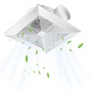 RLOZUI Bathroom Exhaust Fan 110 CFM 1.0 Sones Quiet Operation,