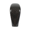 Carbon Fiber Style Gear Shift Head Cover Trim Car Modification