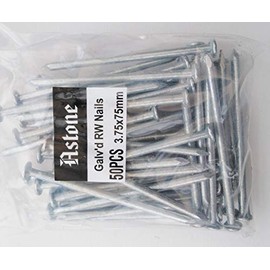 Astone galvanised Round Nails (50, 75mm)