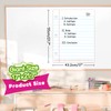 Laffunz Giant Magnetic Notebook Paper, Lined Chart White Board Paper,