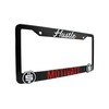 Hustle and Motivate License Plate Frame for Nipsey Hussle (Red)