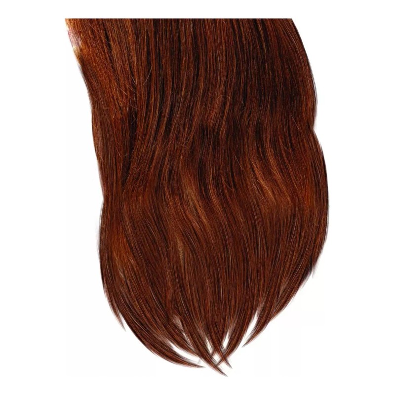 BS-C01 Maniqui Cabezote De Entrenamiento Cabello Humano Castaño