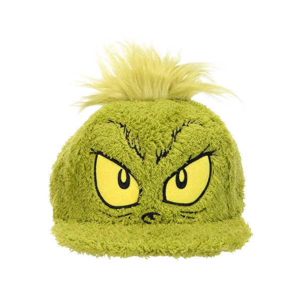 elope Dr. Seuss The Grinch Costume Fuzzy Snapback Hat Standard