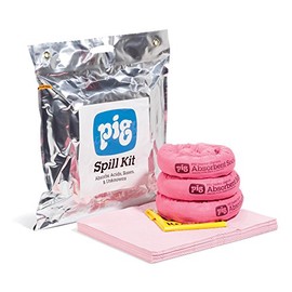 New Pig Hazmat Spill Pack, Absorbs Hazardous Materials, 5-Gallon Absorbency, Tamper Resistant Spill Kit, Portable Bag, KIT355