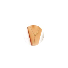 Cross Pendant Necklace for Women Sign 8 Lariat Necklace Faith Hope Love Cross Y Shape Necklace for Women Girls