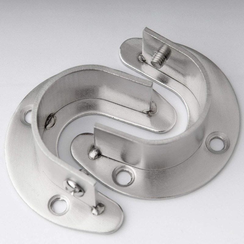 DTXLX Rod Support U-shaped Set, 304 Stainless Steel Pole Socket