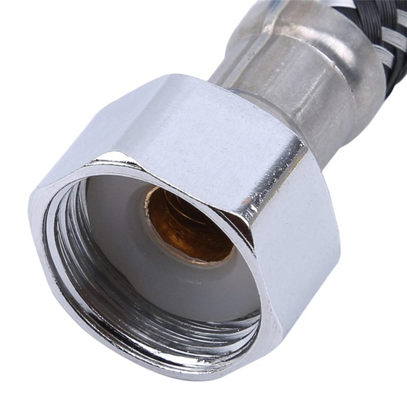 Connection Hose 5 m, Stainless Steel Reinforced Hose Tap, (G1/2),