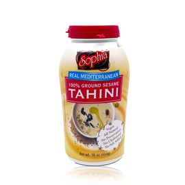 Sophia Tahini Mediterranean Sesame Paste 16oz-2 pack