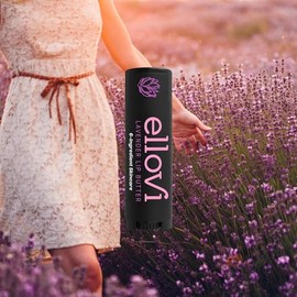 Ellovi Bálsamo Natural para Labios - Lavanda - Tan Puro que Podrías Comerlo - Hecho Solo con 6 Ingredientes Veganos - Cuidado Hidratante para Labios  