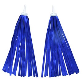 catin Royal Blue Bike Tassels Bicycle Ribbon Streamers Scooter Cloth Tassels for Boys Bike Decoration,1 Pair