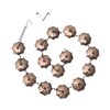 Glitzhome 8.5ft Rain Chain for Gutters 15-Piece Faux Copper Umbrella