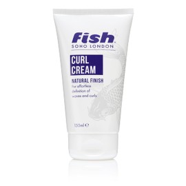 Fish Curl Cream 150ml – Define & Hydrate Curls with Lightweight Hold & Frizz Control – Moisturising Formula for Soft, Natural-Looking Waves