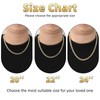 CaptainSteeL Stainless Steel Cuban Link Chain Necklace for Men