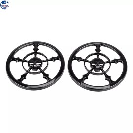 Unbranded Black 5-1/2" Speaker Grill Cover Trim for Harley Electra Street Glide 2014-2022