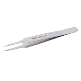 Tweezerman 19299 Stainless Steel Tweezer, Tapered Tips, Easy to Clean