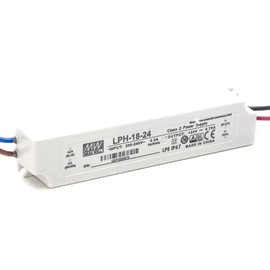 DynMach LPH-18-24 18W 24V 0.75A IP67 Waterproof Power Supply for Smart Home Devices, Garden Lighting, and Outdoor Sensors (180-264VAC)
