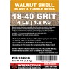 4 lbs or 1.8 kg Ground Walnut Shell Media 18-40