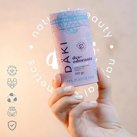 Däki Natural - Desodorante en Barra Natural Soft 100g, Unisex, Protección efectiva y equilibrada, Libre de Aluminio