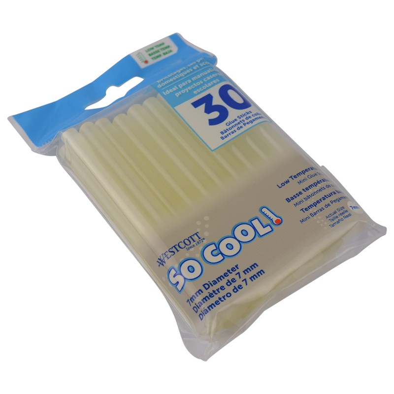 Westcott So Cool! Low-Temp Glue Sticks for Young Crafters, Pack