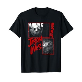 Friday the 13th Jason Lives Camp Collage T-Shirt