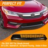 YLT AUTO Front Bumper Lower Mesh Grill Grille W/Chrome Trim