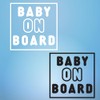 Yoonek Graphics Baby on Board Vinyl Decal Transfer Tape Designed