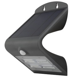 REV Butterfly Outdoor Light with Motion Sensor 2000 mAh, Li-Ion, LED Spotlight Outdoor, IP54, Solar Panel 2.3 Wp, 3.2 W, Anthracite