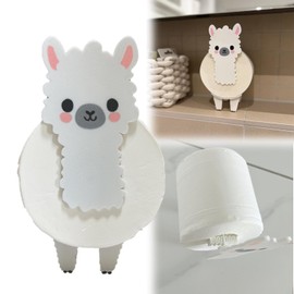 The New Sheep Toilet Paper Holder - Funny Alpaca Toilet Paper Roll Holder Free Standing Bathroom Set, 3D Printed Black Sheep Loo Roll Holder,Hilarious Toilet Paper Holder Stand (Alpaca 1pcs)