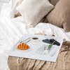 20×20 Inches Oversize Extra Large Sturdy Glossy White Acrylic Serving